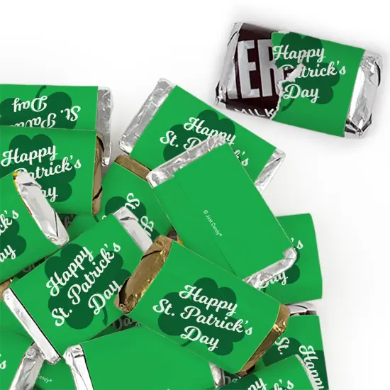 St. Patrick's Day Candy Favors Hershey's Miniatures Chocolate - Clover {1}