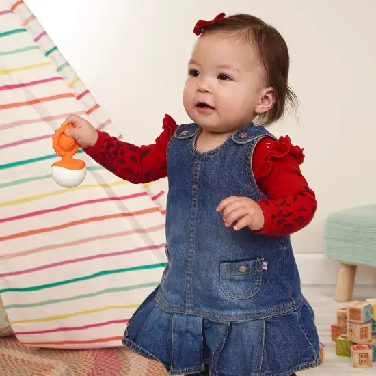 Fat Brain Toys FA217-2 Stand-up Figure, Orange {3}