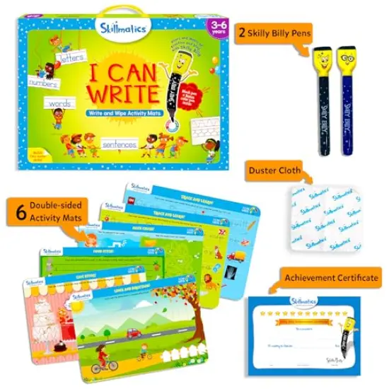 Educational Toy -Preschool & Kindergarten Learning Activity for Kids, Toddlers, Supplies for School, Gifts for Girls & Boys&nbsp;Ages&nbsp;3,&nbsp;4,&nbsp;5,&nbsp;6 {1}