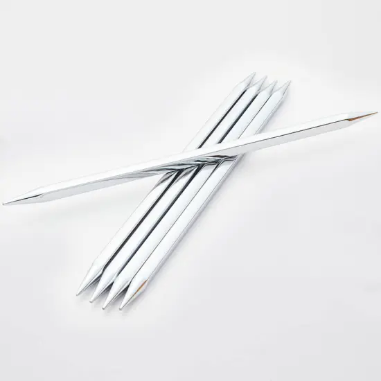 Knitter's Pride Nova Cubics Platina 8" Double Pointed Knitting Needles - Size US 1 / 2.25mm {3}