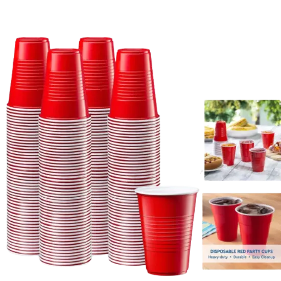 Kitcheniva Heavy Duty Red Party Cups 18 oz {2}