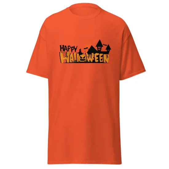 Happy Halloween spooky house unisex t-shirt {3}