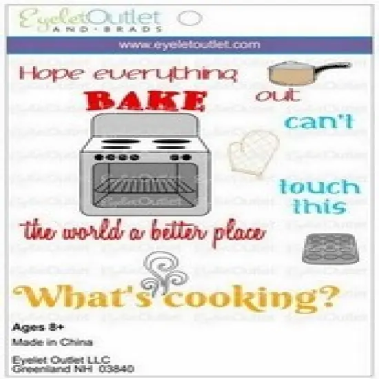 Eyelet Outlet Cling Baking Stamps {1}