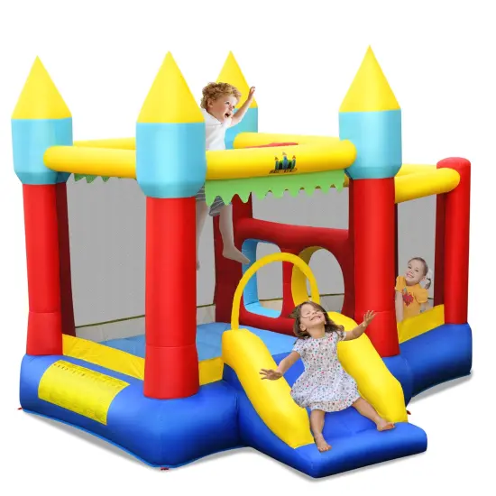 Inflatable Bounce Slide Jumping Castle Without Blower {1}