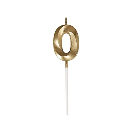 60th Birthday Candles,Gold Number 60 Cake Topper for Birthday Decorations Party Decoration {5}