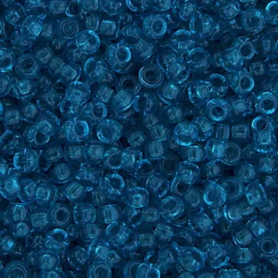 Miyuki 250g Transparent Round Seed Beads, 11/0 Capri Blue #149 {1}