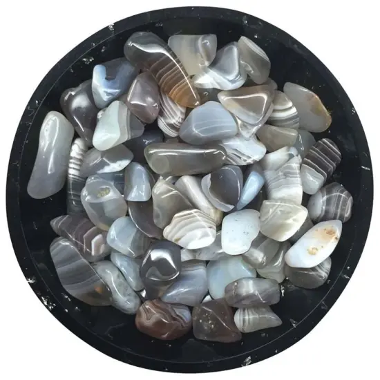 Botswana Agate Mini Crystal Chips &ndash; Size 2 {1}
