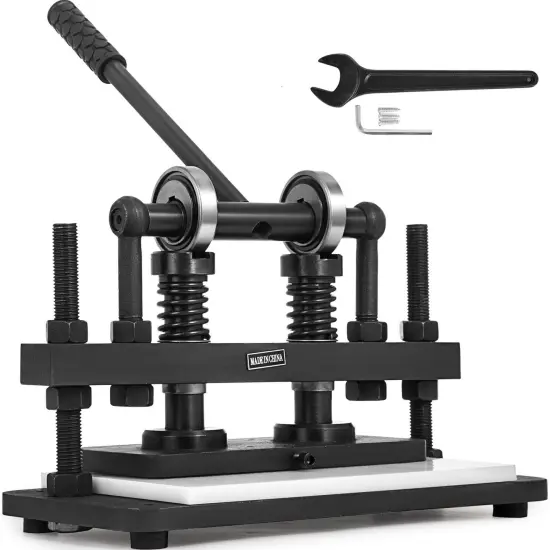 Leather Cutting Machine Double Guiding Shaft Die Cutter. {1}