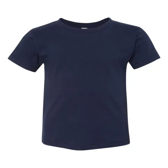 BELLA + CANVAS&reg; Toddler Jersey Crewneck Short Sleeve T-Shirt Navy {1}