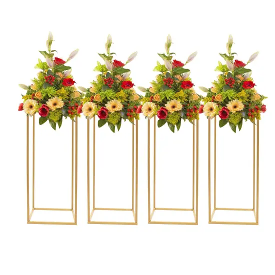 Set of 4 Metal Flower Stand Wedding Centerpiece Holders {1}