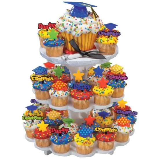 Celebrate & Party Bright DecoPics&reg; Cupcake Decoration, 12ct {5}