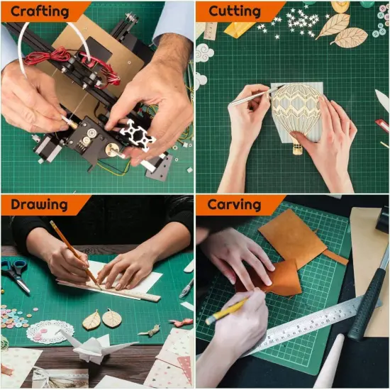 Self Healing Sewing Mat, 12inch x 18inch Rotary Cutting Mat Double Sided 5-Ply Craft Cutting Board for Sewing Crafts Hobby Fabric Precision Scrapbooking Project {4}
