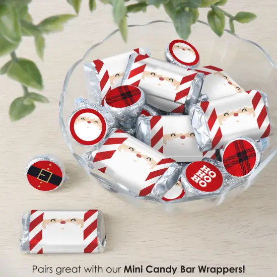 Big Dot of Happiness Jolly Santa Claus - Christmas Party Small Round Candy Stickers - Party Favor Labels - 324 Count {7}