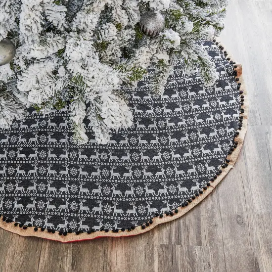 Reindeer Print Tree Skirt - 48" {2}