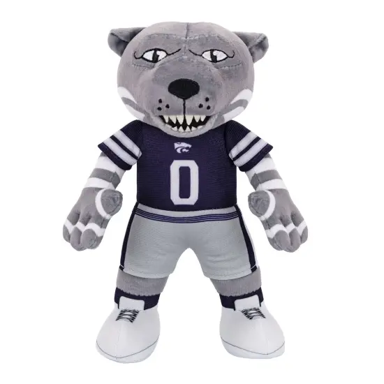 Bleacher Creatures Kansas State University Willie the Wildcat 10" Mascot Plush Figure {1}
