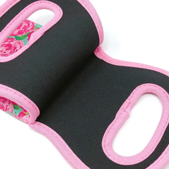 Wrapables Insulated Neoprene Wine Tote, One Bottle / Pink Roses {5}