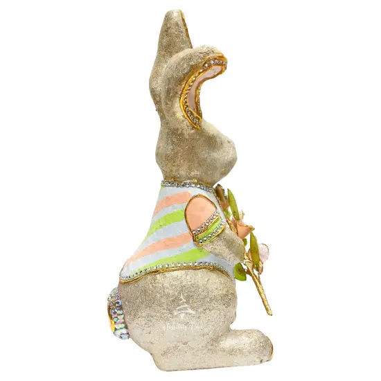 Easter Decorations - Marcarone Jweled Capiz Easter Bunny {4}