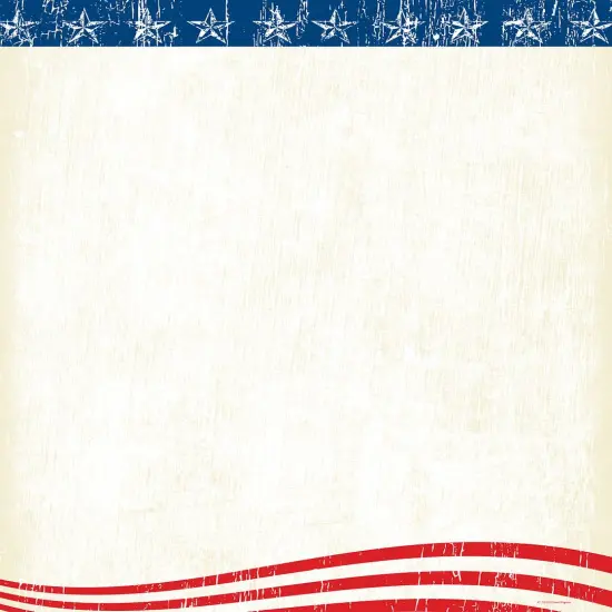 Great Papers! Faded Glory Patriotic Stationery Letterhead, Invitations and Announcements, Printer Friendly, 8.5"x11", 80 Pack {1}