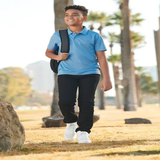 Micro-Mesh Polo For Youth | RADYAN&reg; {4}