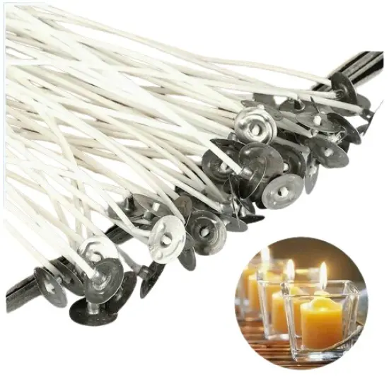 Cotton Core Candle Wicks with Pre-Tabbed Ends {1}