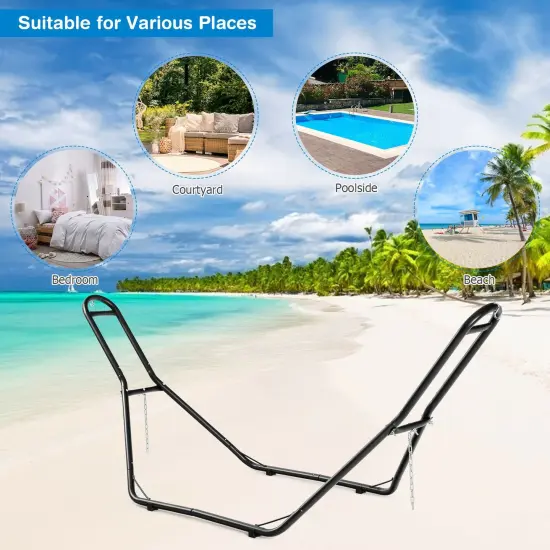 Indoor and Outdoor Hammock Frame Heavy Steel Frame Hanging Hooks {3}