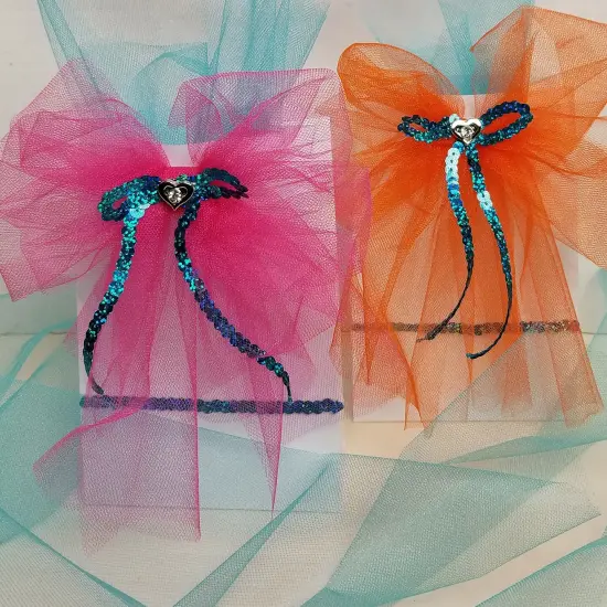 Premium Stardust Polyester Tulle Fabric Bolt of 54" X- 25 Yards Lime/Silver {6}