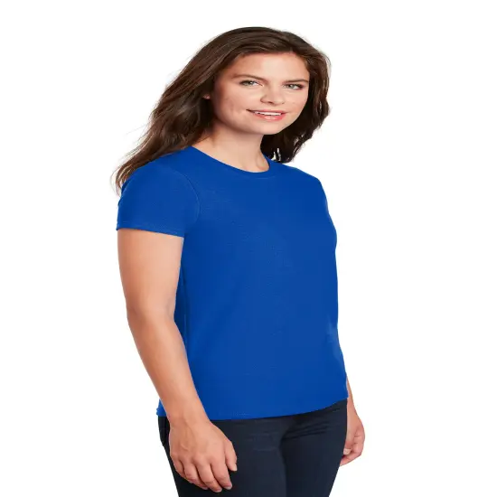 Gildan&reg; Women&rsquo;s Crewneck Short Sleeve T-Shirt Red {4}