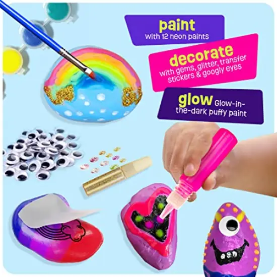 Glow in The Dark - Arts & Crafts Gifts for Boys and Girls Ages 4-12 - Craft Activities Kits - Creative Art Toys for 4, 5, 6, 7, 8, 9, 10, 11 & 12 Year Old Kids {1}