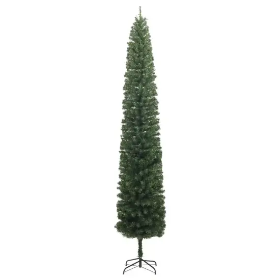 Slim Christmas Tree with PVC Stand {1}