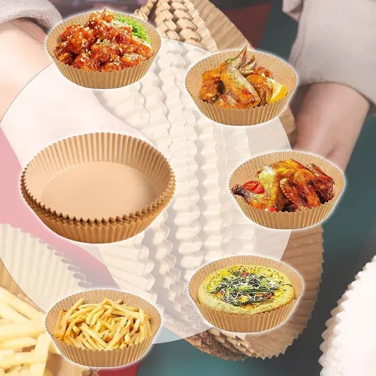 200 disposable air fryer liners for baking, roasting, and microwave use. {3}