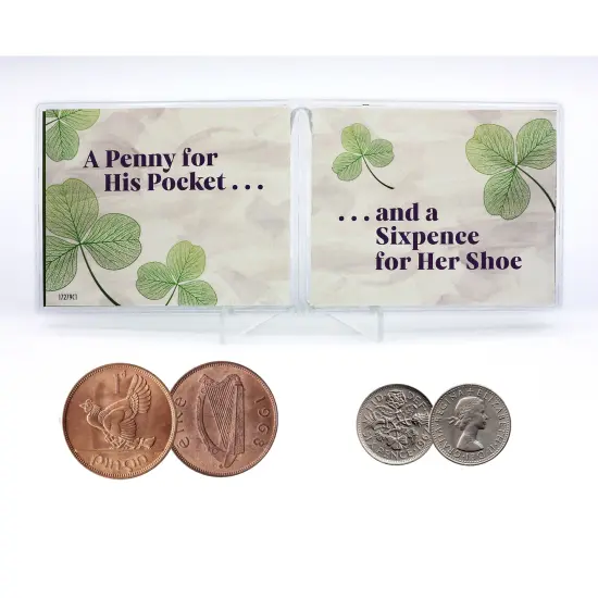 A Penny For His Pocket and A Sixpence For Her Shoe Coin Wedding Set {2}