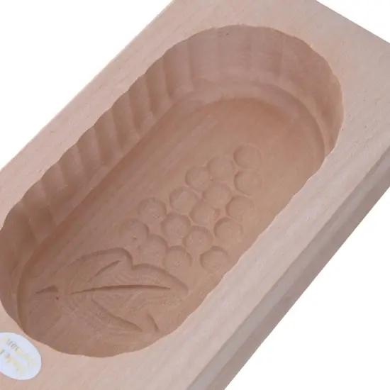 Hand Carved Wooden Rectangular Butter Molds Assorted Patterns Small 4 Oz {3}