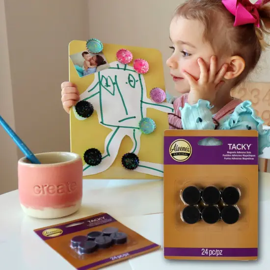 Aleene's Tacky Magnetic Adhesive Dots 24 Pack {4}