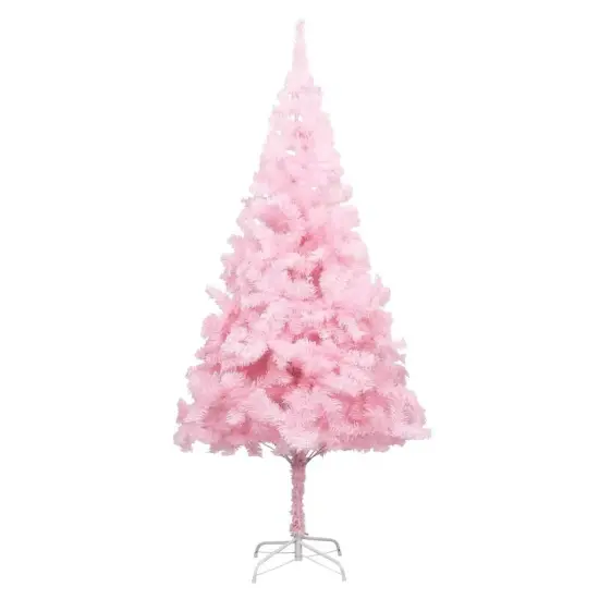 6 ft Pink Christmas Tree with PVC Stand {1}