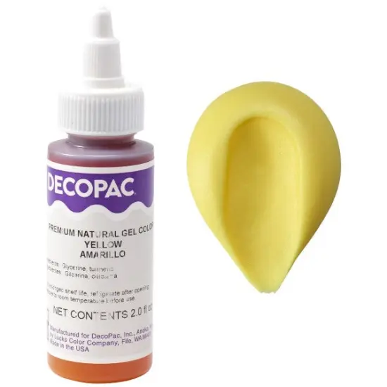 Yellow All-Natural Premium Gel Color {1}