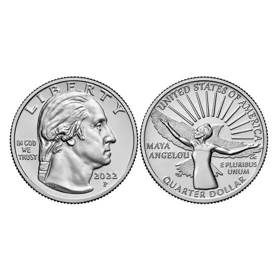 Maya Angelou Women's Quarter Snowman Ornament {5}