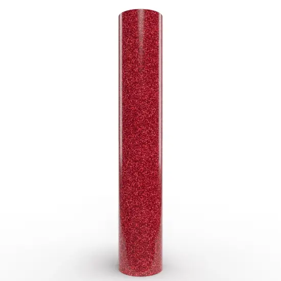 Glitter 11.8" x 24" Sheet Red {1}