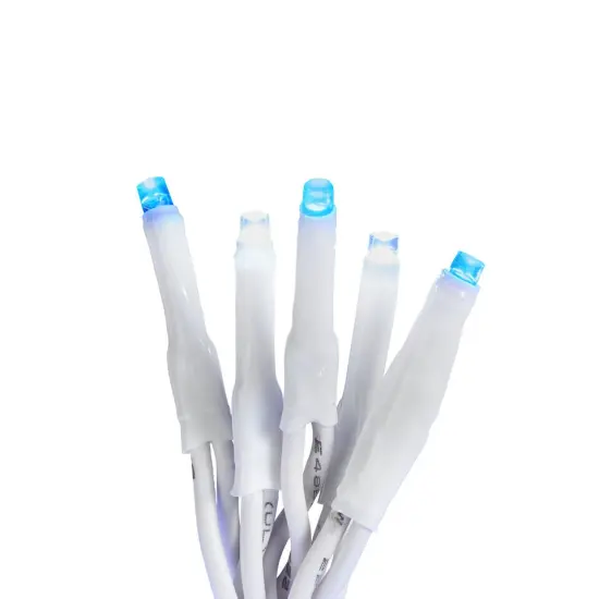 Starry Light Icicles Super Bright. Blue and pure white {7}