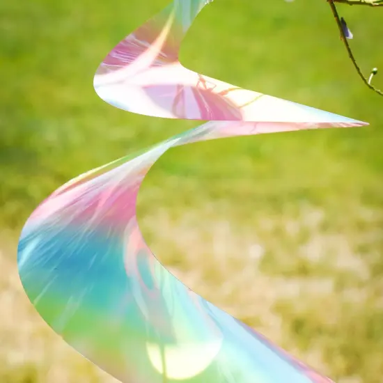 30-inch Striped Iridescent Twister Tail {4}