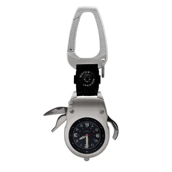 JFK Half Dollar Coin Multi-Tool Pocket Watch Compass {2}