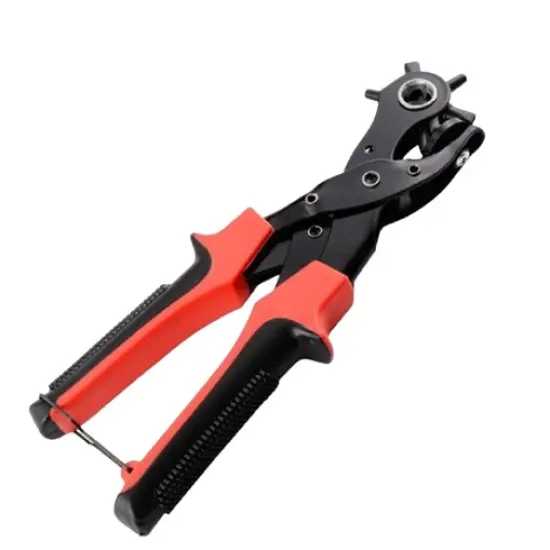 Heavy-Duty Leather Hole Punch Pliers with 6 Sizes for Belt Holes {1}
