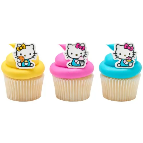 Hello Kitty and Mimmy Cupcake Rings, 12ct {2}