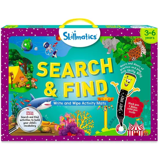Preschool Learning Activity - Search and Find Educational Game, Perfect for Kids, Toddlers Who Love Toys, Art and Craft Activities, Gifts for Girls and Boys Ages 3, 4, 5, 6 {2}