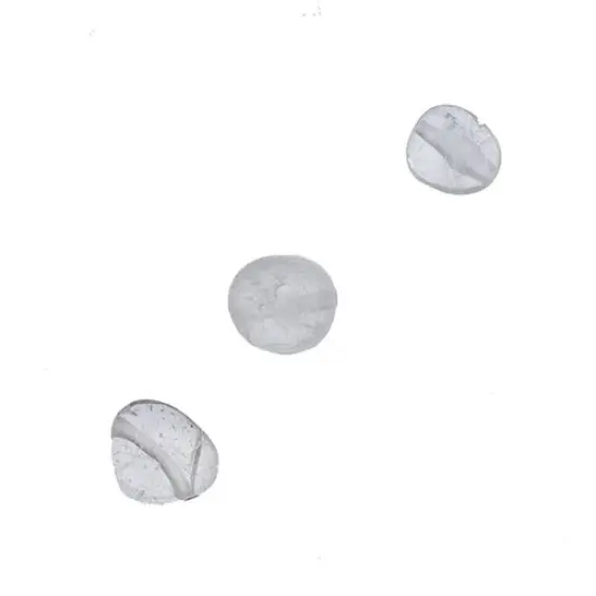 Earth's Jewel Semi-Precious 16" Crystal Quartz Irregular Natural Bead Strand {2}