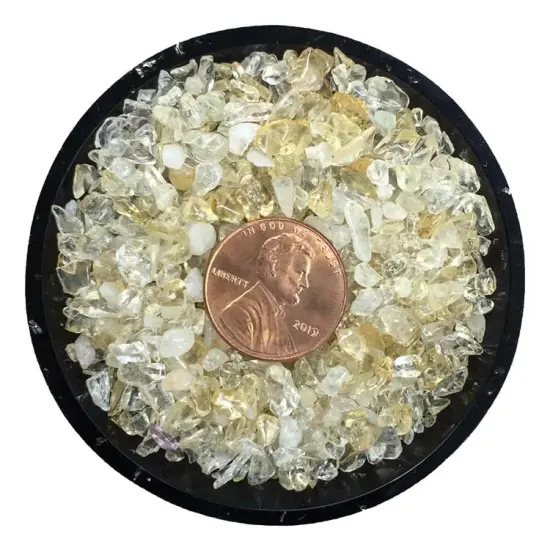 Citrine Tiny Crystal Chips &ndash; Size 0 {2}