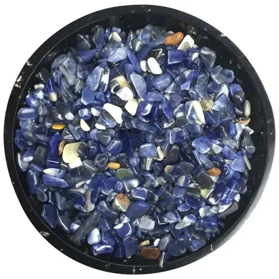 Sodalite Tiny Crystal Chips &ndash; Size 0 {1}