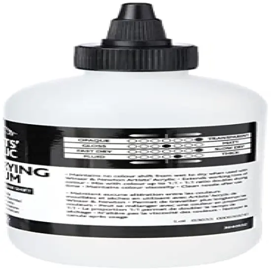 Professional Acrylic Medium, Slow Drying, 250ml (8.5-oz) {5}