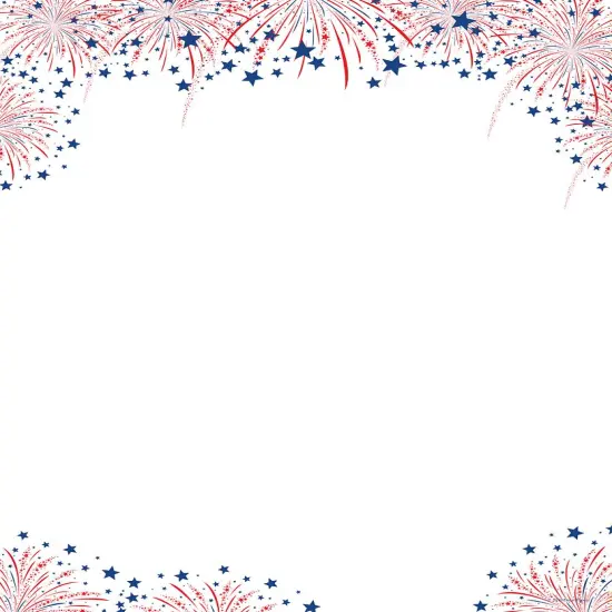 Great Papers! Fireworks Patriotic Stationery Letterhead, Invitations and Announcements, Printer Friendly, 8.5"x11", 80 Pack {1}