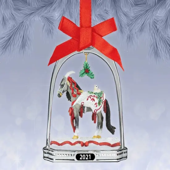 Arctic Grandeur Holiday Stirrup Ornament {2}