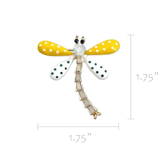 Wrapables Dragonfly Enamel Brooch Pin {2}